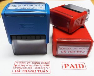 dấu đã thanh toán