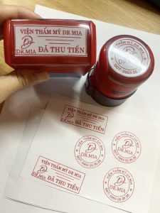 dấu đã thu tiền