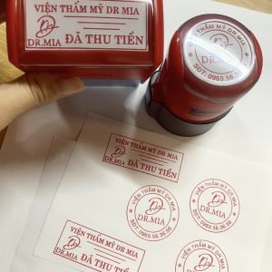 dấu đã thu tiền