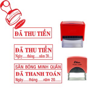 Dấu đã Thu Tiền đã Thanh Toán 1